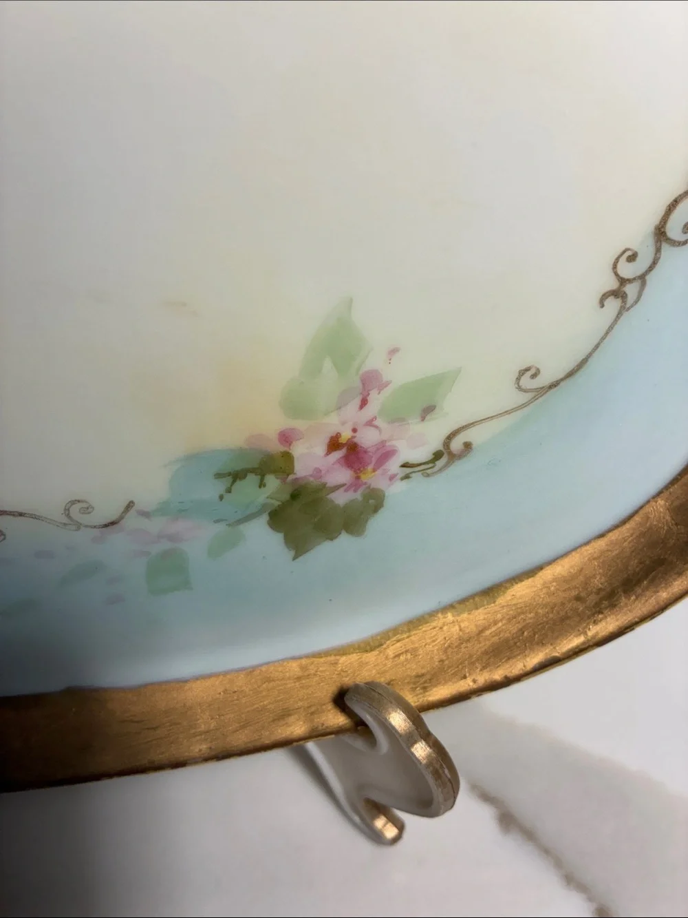 Limoges France oval porcelain